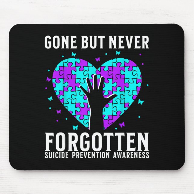 Suicide Awareness Support Suicide Prevention Mouse Pad (Front)