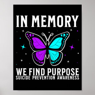 Suicide Awareness Support Suicide Prevention Poster