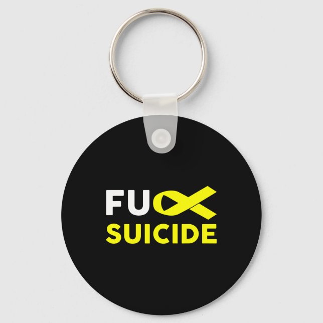 Suicide Awareness Support Survivor Gift  Key Ring (Front)