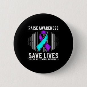 Suicide Awareness Suprt Suicide Prevention Awarene 6 Cm Round Badge