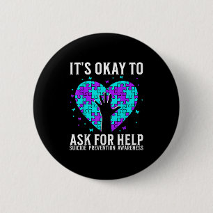 Suicide Awareness Suprt Suicide Prevention Awarene 6 Cm Round Badge