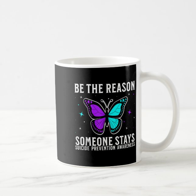 Suicide Awareness Suprt Suicide Prevention Awarene Coffee Mug (Right)