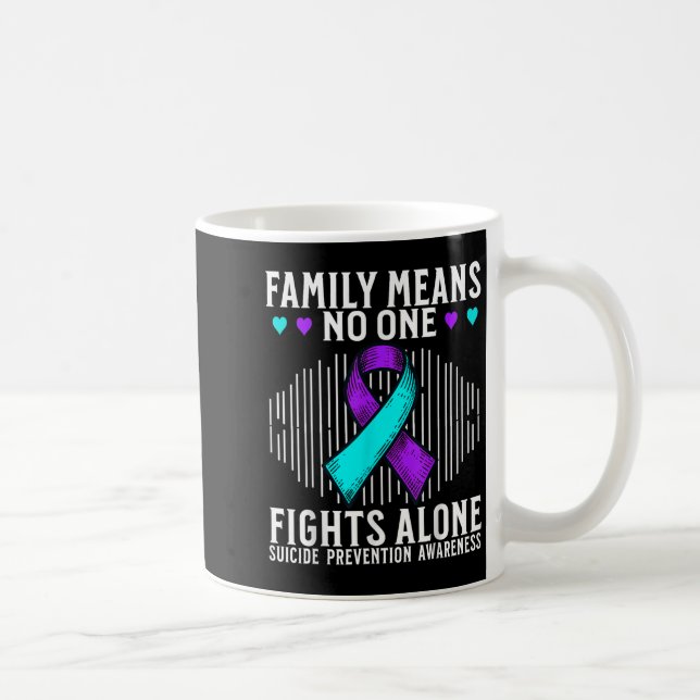 Suicide Awareness Suprt Suicide Prevention Awarene Coffee Mug (Right)