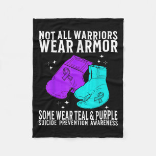 Suicide Awareness Suprt Suicide Prevention Awarene Fleece Blanket
