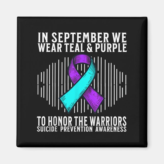 Suicide Awareness Suprt Suicide Prevention Awarene Magnet (Front)