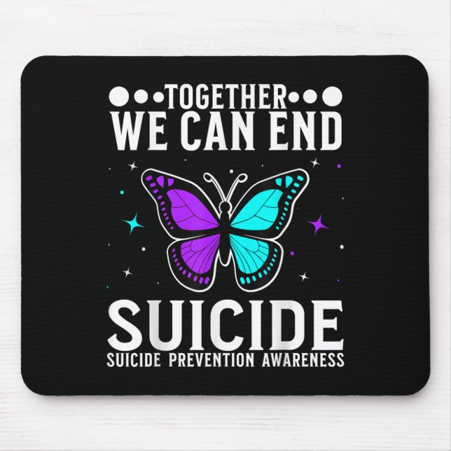Suicide Awareness Suprt Suicide Prevention Awarene Mouse Pad (Front)