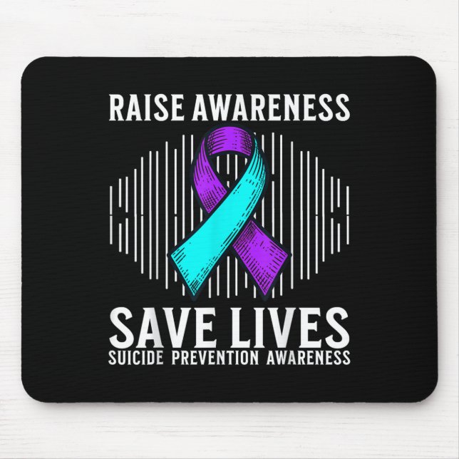 Suicide Awareness Suprt Suicide Prevention Awarene Mouse Pad (Front)
