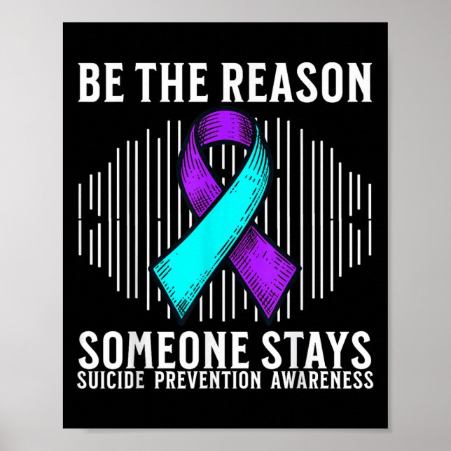Suicide Awareness Suprt Suicide Prevention Awarene Poster (Front)