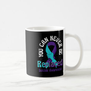 Suicide Awareness Teal Purple Ribbon Suicide Preve Coffee Mug