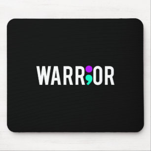 Suicide Awareness Warrior Design Gift For Mental H Mouse Pad