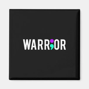Suicide Awareness Warrior Design Gift For Mental Magnet
