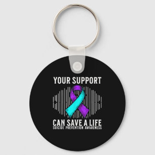 Suicide Awareness Warrior Suicide Prevention Aware Key Ring