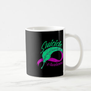 Suicide Awareness Wings Mental Health Happy Gift  Coffee Mug