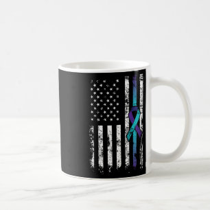 Suicide Depression American Flag Prevention Awaren Coffee Mug