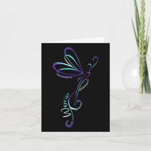 Suicide Depression Dragonfly Prevention Awareness  Card