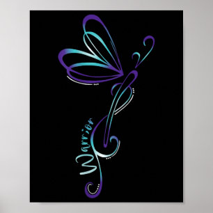 Suicide Depression Dragonfly Prevention Awareness  Poster