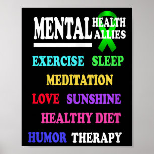 Suicide Depression Mental Health Prevention Awaren Poster