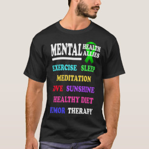 Suicide Depression Mental Health Prevention Awaren T-Shirt