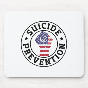 Suicide Patriotic 4th July Independence Day Ptsd P Mouse Pad
