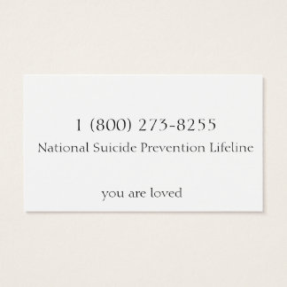 Suicide Prevention