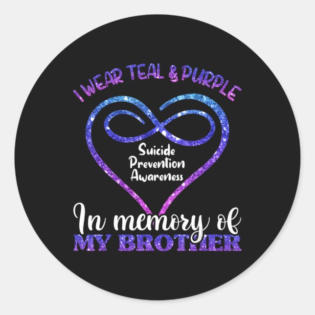 Suicide Prevention 1 Classic Round Sticker (Front)