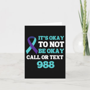 Suicide Prevention 988 Hotline Shirt 988 Suicide C Card