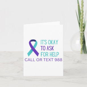 Suicide Prevention 988 Hotline Shirt 988 Suicide C Card