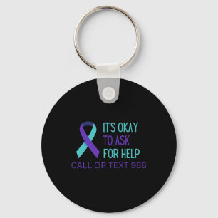 Suicide Prevention 988 Hotline Shirt 988 Suicide C Key Ring