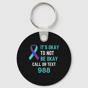 Suicide Prevention 988 Hotline Shirt 988 Suicide C Key Ring
