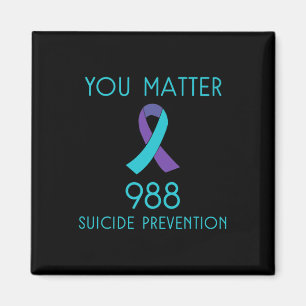 Suicide Prevention 988 Hotline Shirt Premium Magnet