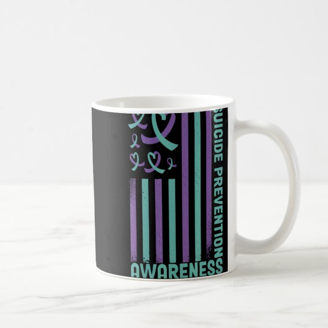 Suicide Prevention 988 Suicide Prevention Awarenes Coffee Mug (Right)