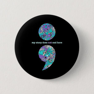 Suicide Prevention And Depression Awareness 1 6 Cm Round Badge