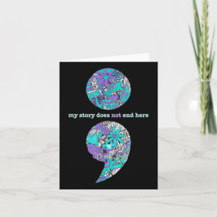 Suicide Prevention And Depression Awareness Card