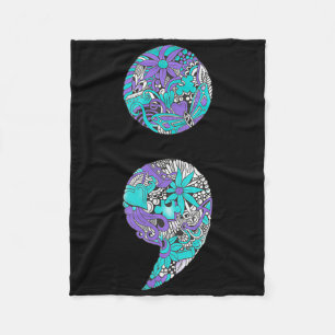 Suicide Prevention And Depression Awareness Fleece Blanket