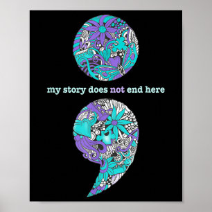 Suicide Prevention And Depression Awareness  Poster