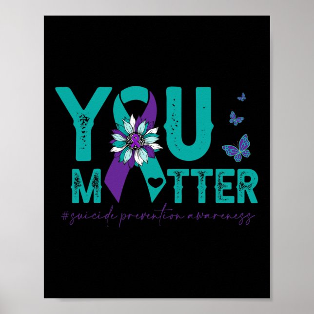 Suicide Prevention Awareness 2022-Sunflower You Ma Poster (Front)