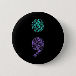 Suicide Prevention Awareness  6 Cm Round Badge
