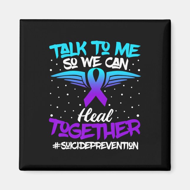 Suicide Prevention Awareness 988 Mental Health Sup Magnet (Front)