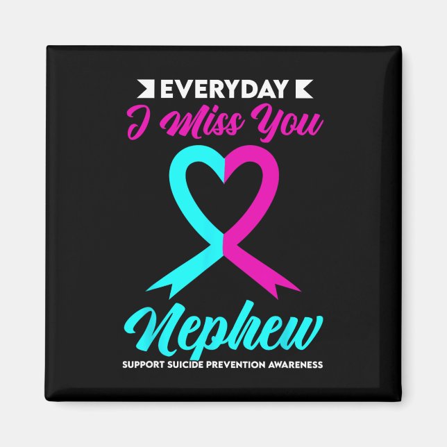 Suicide Prevention Awareness Aunts  Magnet (Front)