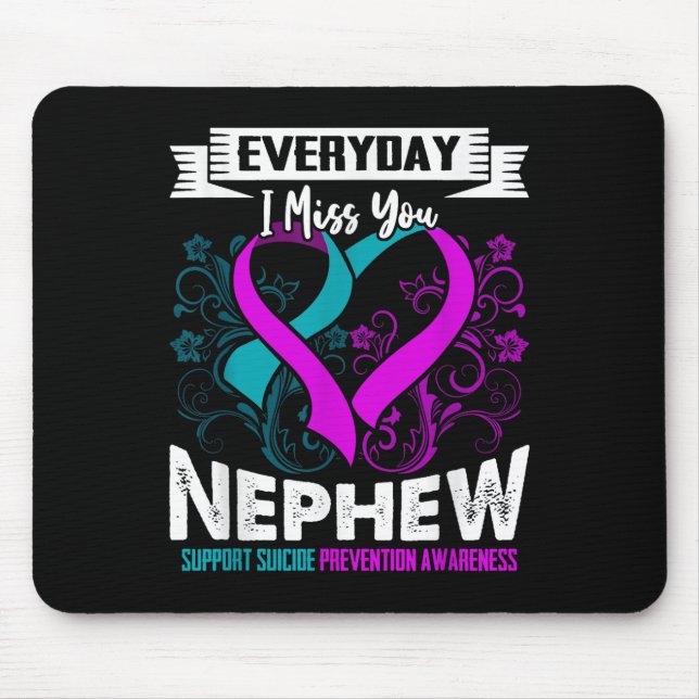 Suicide Prevention Awareness Aunts  Mouse Pad (Front)