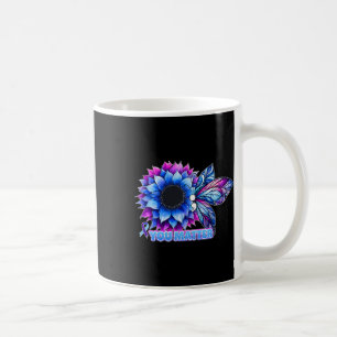 Suicide Prevention Awareness Butterfly Semicolon Coffee Mug