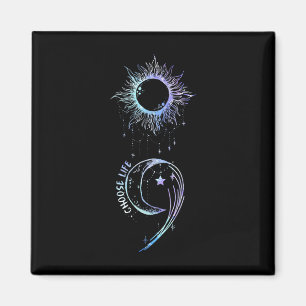 Suicide Prevention Awareness Choose Life Semicolon Magnet