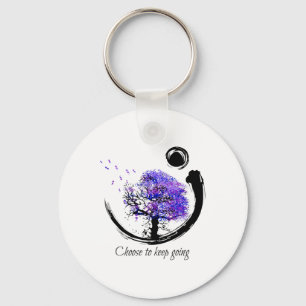 Suicide Prevention Awareness Choose To Keep Going Key Ring