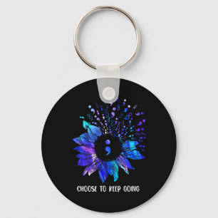 Suicide Prevention Awareness Choose To Keep Going Key Ring