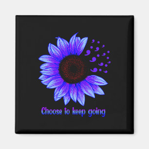 Suicide Prevention Awareness Choose To Keep Going Magnet