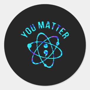 Suicide Prevention Awareness Classic Round Sticker