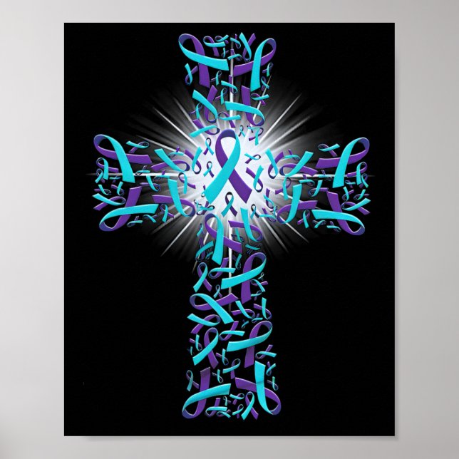 Suicide Prevention Awareness Cross  Poster (Front)