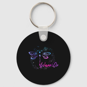 Suicide Prevention Awareness Dragonfly Semicolon 1 Key Ring