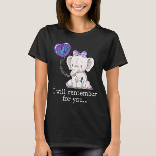 Suicide Prevention Awareness Elephant T-Shirt