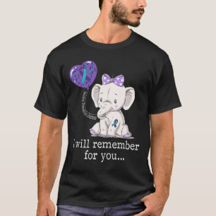 Suicide Prevention Awareness Elephant  T-Shirt